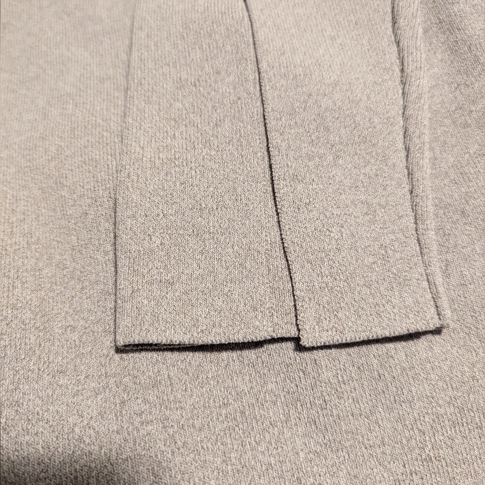 LOLE | Mercer light gray / silver belted wrap lone sleeve cardigan, NWOT, small - Picture 5 of 7